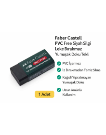 NO.30 PVC Free Black Eraser 1 Piece Does Not Leave Stains Soft Texture