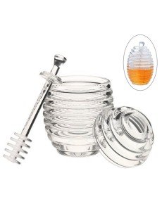 Honey Jar Spiral Honey Spoon