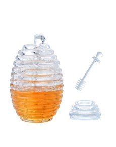 Honey Jar Spiral Honey Spoon Honey Jar Spiral Honey Spoon