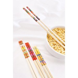 Bamboo Chopstick Chopsticks Washable Reusable (3 Pairs - 6 Pieces) Bamboo Chopstick Chopsticks Washable Reusable (3 Pairs - 6 Pieces)