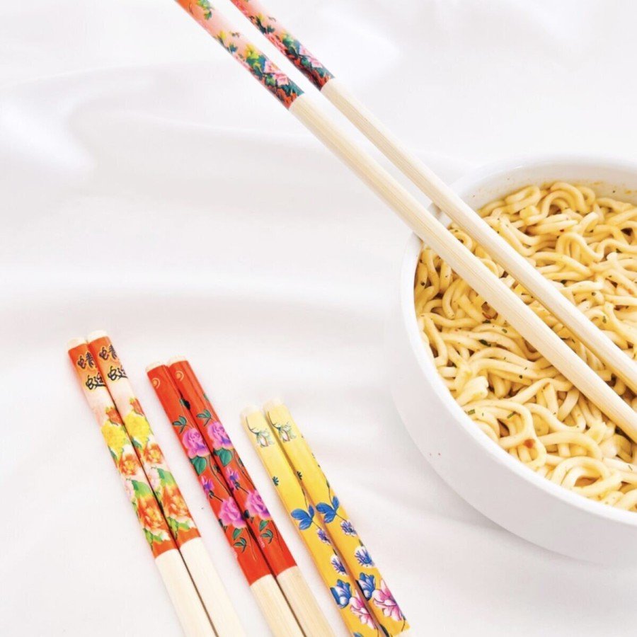 Bamboo Chopstick Chopsticks Washable Reusable (10 Pairs - 20 Pieces)