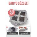 Bathroom Drain Strainer 50 Pieces Adhesive Filter, 10x10 cm