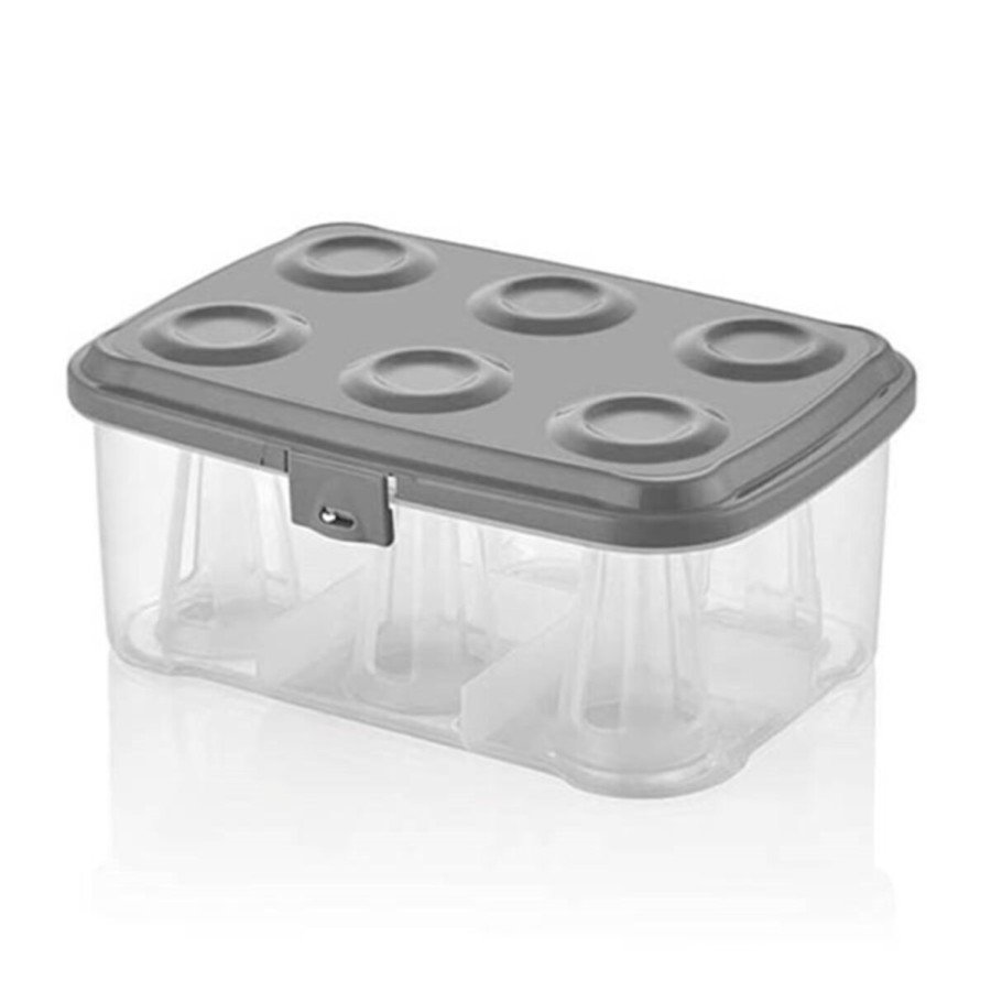 Glass Carrying Box Transparent - 6 Glass Capacity Picnic Box