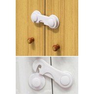Baby Child Safety Self Adhesive Screwless Door Lock for Drawer and Cabinet
