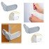 Self-Adhesive Screwless Corner Cover Lock for Baby Child Safety Drawer and Cabinet