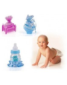 Baby Mevlüt Candy 12 Pieces - Pink Cradle