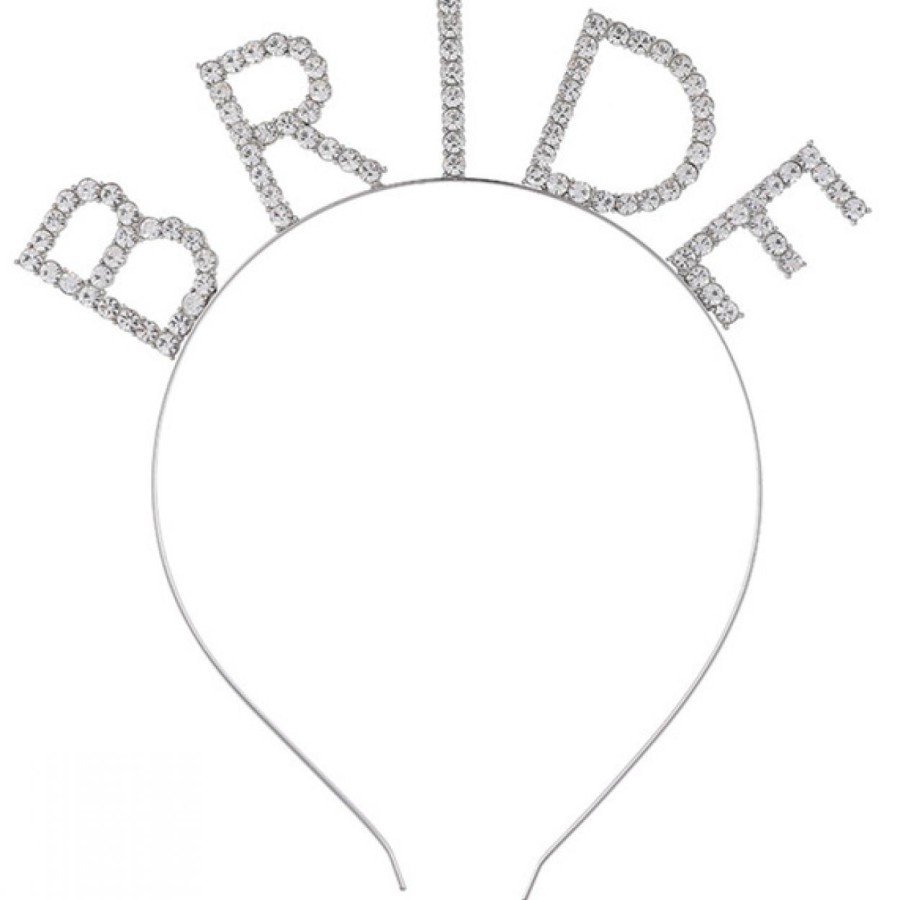 Bachelorette Mega Size Crystal Stone Silver Bride Crown Bridal Crown 20X21 cm