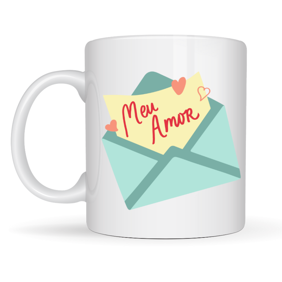 Meu Amor Designed Porcelain Mug Model 11 - Romantic Heart Patterned Lover s Cup - Special Design Coffee & Tea Cup Meu Amor Designed Porcelain Mug Model 11 - Romantic Heart Patterned Lover s Cup - Special Design Coffee & Tea Cup