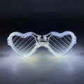 White LED Lighted Heart Glasses – 3 Mode Party & Glow Glasses White LED Lighted Heart Glasses – 3 Mode Party & Glow Glasses