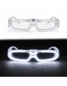 White LED Lighted Party Glasses with 3 Modes – Glow & Night Entertainment Glasses