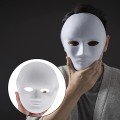 White Color Paintable Anonymous Full Face Cosplay Mask 24x18 cm White Color Paintable Anonymous Full Face Cosplay Mask 24x18 cm