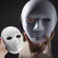 White Color Paintable Anonymous Full Face Cosplay Mask 24x18 cm White Color Paintable Anonymous Full Face Cosplay Mask 24x18 cm