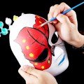 White Color Paintable Anonymous Full Face Cosplay Mask 24x18 cm White Color Paintable Anonymous Full Face Cosplay Mask 24x18 cm