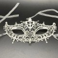 White Color Lace Cut Lace Embroidered Prom Party Mask No 2 White Color Lace Cut Lace Embroidered Prom Party Mask No 2