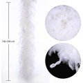 White Color Fluffy Thick Otriş Boa Feather 6 cm Width 180-200 cm Length White Color Fluffy Thick Otriş Boa Feather 6 cm Width 180-200 cm Length