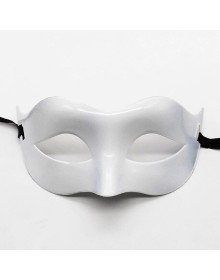 White Color Masquerade Costume Party Venetian Ball Mask