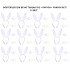 White Rabbit Costume Set – Crown, Bow Tie, Tail (Pack of 12)