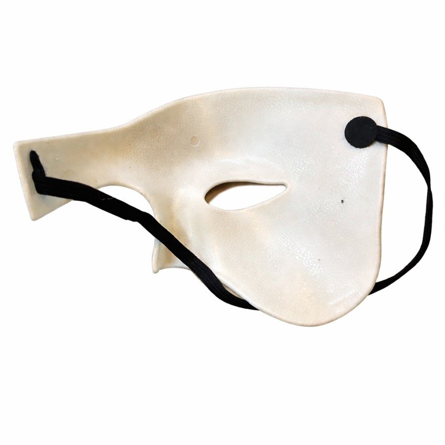White Half Male Mask – Phantom Party & Prom Mask White Half Male Mask – Phantom Party & Prom Mask