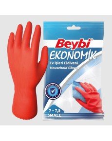 Beybi Economic Rubber Glove No: 7 - 7.5