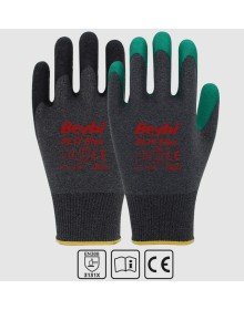 Beybi PL17 Flex Lycra Yarn Knitted Latex Glove NO:9