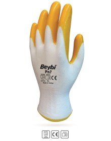 Beybi PN7 No:10 Yellow Nitrile Glove