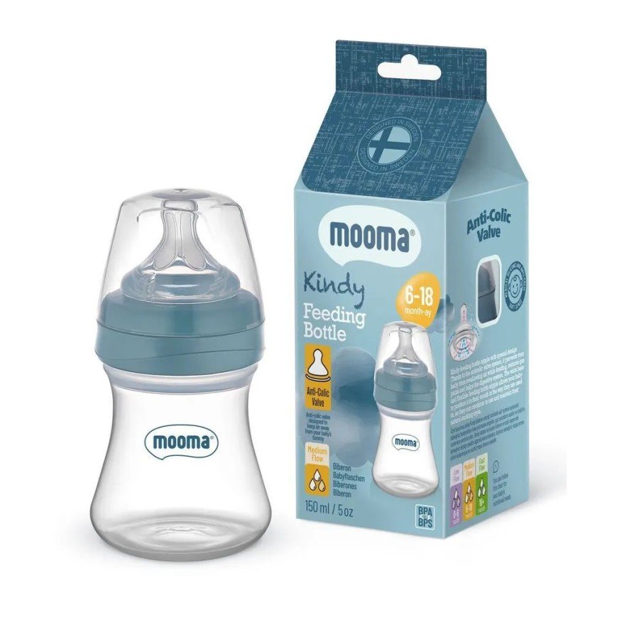 Feeding Bottle Anti Colic Feeding Bottle 150 ml Capped Bottle 6 - 18 Months (Medium Flow)