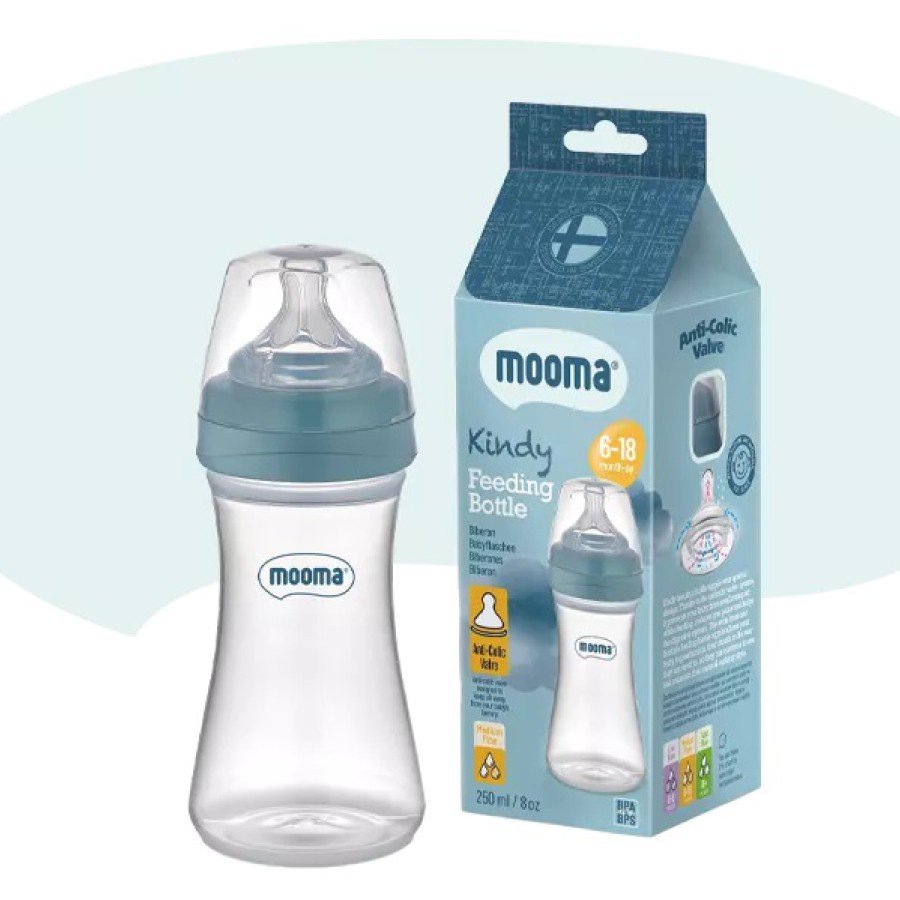 Feeding Bottle Anti Colic Feeding Bottle 250 ml Feeding Bottle with Lid 6 - 18 Months (Medium Flow)