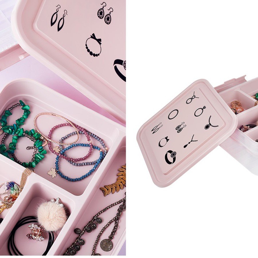 Bijouterie Jewelry Box - Multi-Purpose Jewelry Storage Box with Compartments Bijouterie Jewelry Box - Multi-Purpose Jewelry Storage Box with Compartments