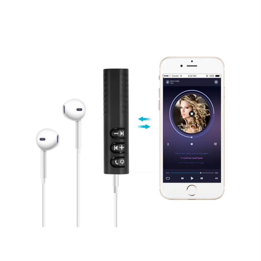 Bluetooth Adapter for Wired Speakers and Headphones | Mini Size, Clip-On, Portable Bluetooth Adapter for Wired Speakers and Headphones | Mini Size, Clip-On, Portable