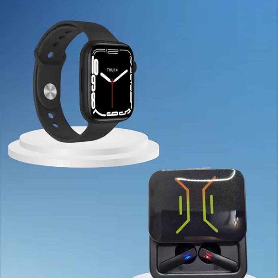 Wireless Headphones with Bluetooth Connection and New Generation Smart Watch 5.0 Bluetooth Wireless Headphones with Bluetooth Connection and New Generation Smart Watch 5.0 Bluetooth