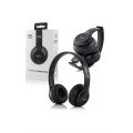 Bluetooth Wireless Headphones Black Wireless 5.0 On-Ear Long Battery Life