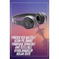 Bluetooth Wireless Headphones Black Wireless 5.0 On-Ear Long Battery Life