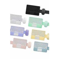 Bluetooth Touchpad Keyboard Ultra Thin Portable Q Keyboard