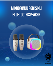 Multifunctional Karaoke Speaker with Bluetooth, USB and AUX Input