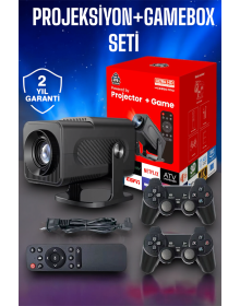 Compact Projector Equipped with Bluetooth and High Definition