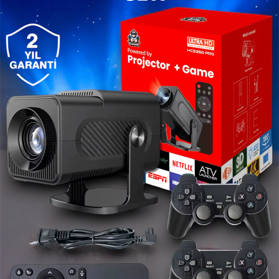 Compact Projector Equipped with Bluetooth and High Definition Compact Projector Equipped with Bluetooth and High Definition