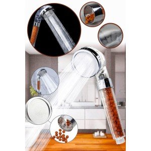 Beaded Water Saving Anti-Limescale Shower Head