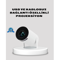 4K Supported Portable Projector with HDMI USB Connection