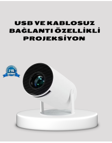 4K Supported Portable Projector with HDMI USB Connection