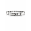 Steel Bracelet with Letter G G – Personalized Initial Bracelet – Stainless Steel Elegant Women s Bracelet