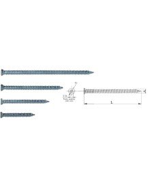 Buldex Screw 7,5X100 Screw Without Dowel 10 cm 10 Pieces