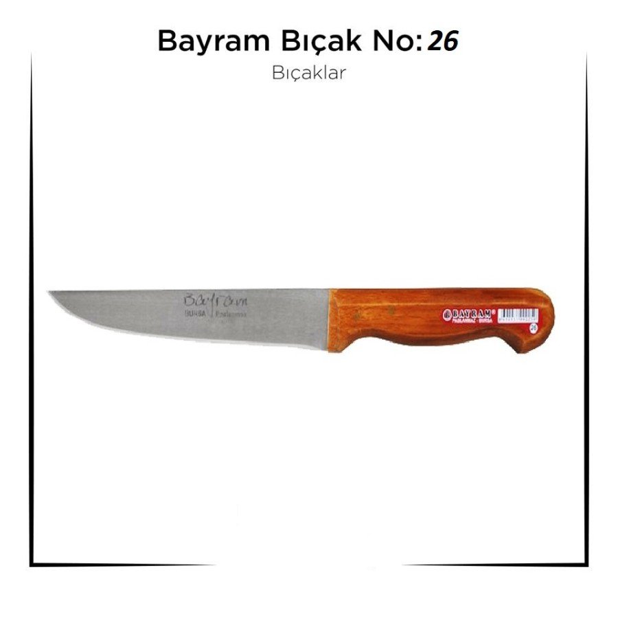 Bursa Knife Eid Sacrifice Knife Cooking Knife No: 26