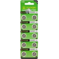 Button Battery - Clock Laser Calculator Battery 10 Pack AG10 - LR1130H - 389A -1.55V