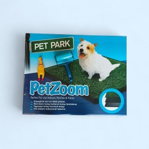 Large Petzoom Pet Park Dog Toilet Training Set - Hygienic Solution for Your Pet Friend 1 Screaming Duck 1 Washable Roller Set...