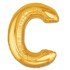 C Letter Foil Balloon Gold Color 40 inch