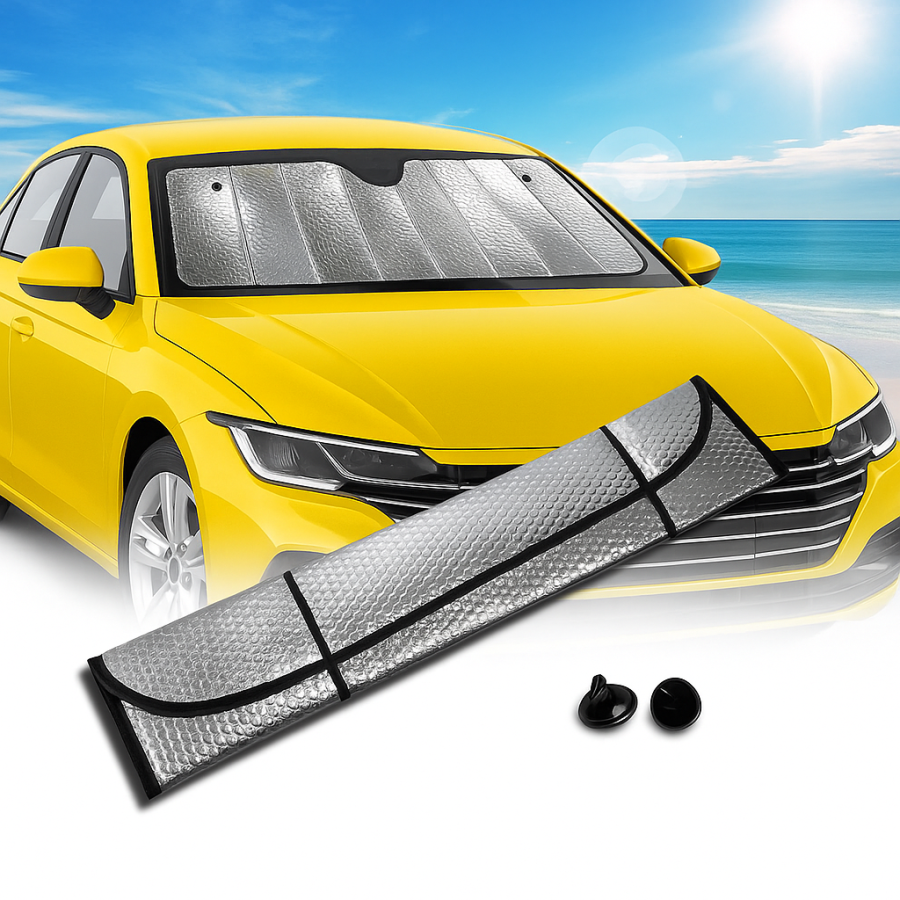 Vehicle Windshield Sun Protection Heat Preventive Foldable Model Fiat Egea Honda Civic Ford Focus Dacia Duster