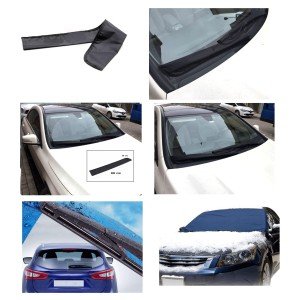 Windshield Snow Cover and Wiper Protection Set