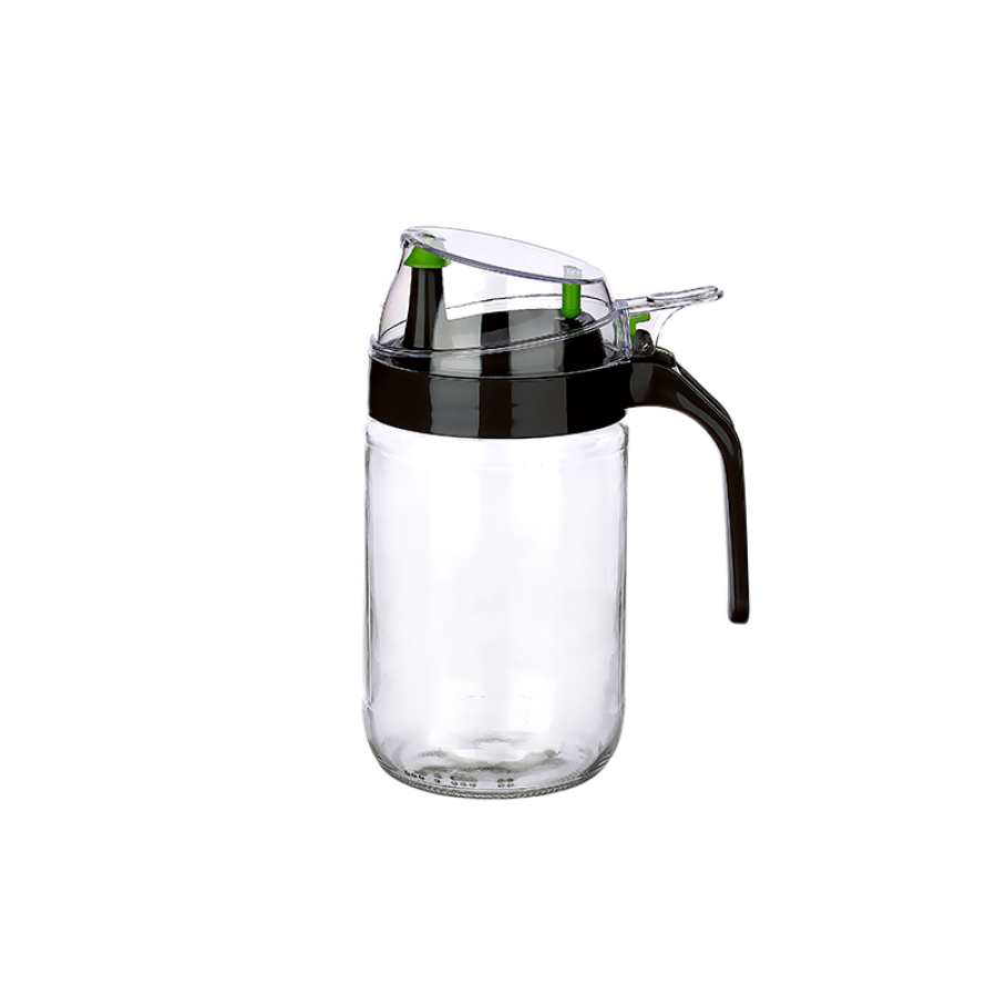 Glass Oil Pot - Vinegar Sauce Bowl with Handle 660ML