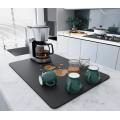 Tea Machine Mat Water Absorbent Non-Slip Base Counter Protector Drying Mat