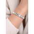 N Letter Steel Bracelet – Personalized Initial Bracelet – Stainless Steel Elegant Bracelet